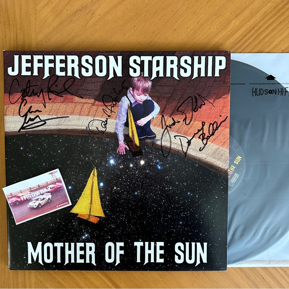 SIGNED Jefferson Starship Mother of the Sun Vinyl